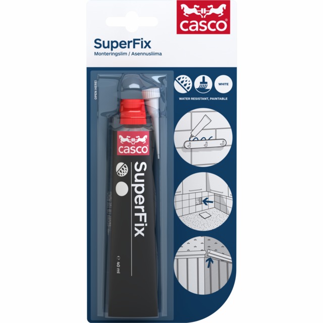 CASCO SUPERFIX VIT TUB 40 ML | Beijerbygg Byggmaterial