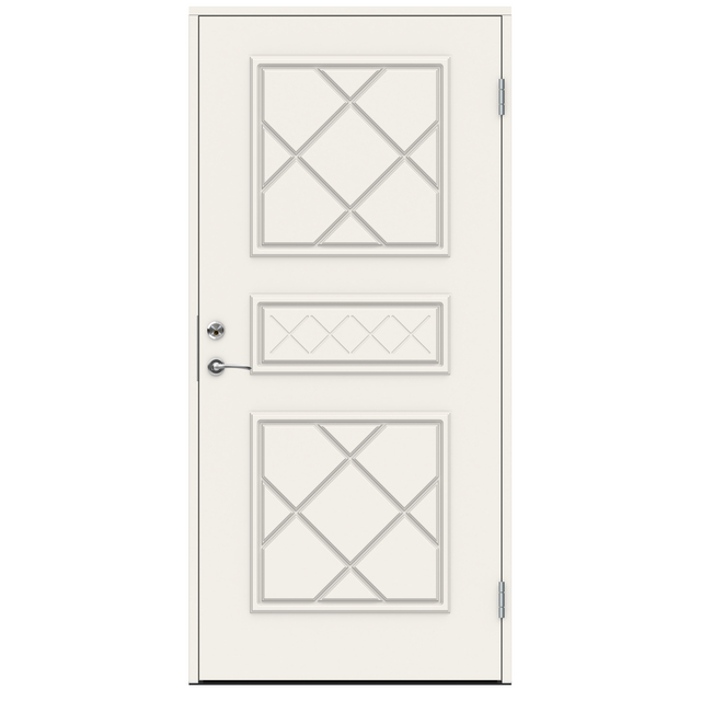 YTTERDÖRR SOUSA 10X21 VÄ VIT CLASSIC INKL VIT KARM | Beijerbygg Byggmaterial