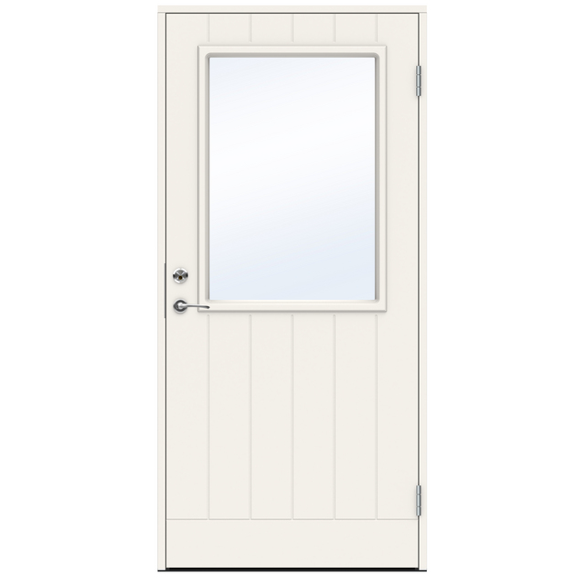 YTTERDÖRR BRAHMS 9X21HÖ VIT CLASSIC KLARGLAS INKL VIT KARM | Beijerbygg Byggmaterial