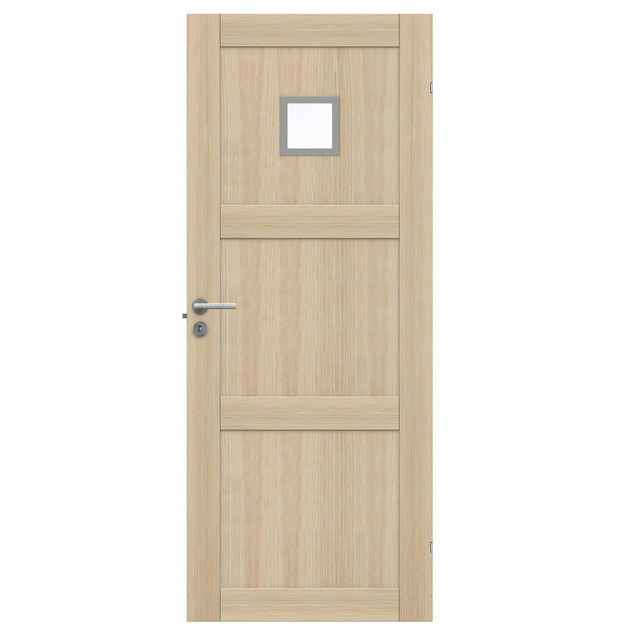 DÖRRBLAD UNIQUE 03L GWA 120 VITPIGMENT EK 8X21 KLGL | Beijerbygg Byggmaterial