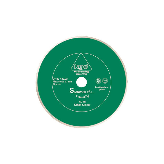 DIAMANTKLINGA RD-B 180 25,4/22,23MM VÅTKAP | Beijerbygg Byggmaterial