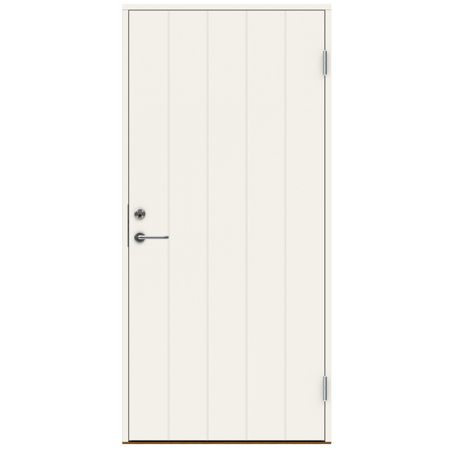 YTTERDÖRR P-100 9X19 HÖ VIT CLEVER-LINE MED KARM TÄT | Beijerbygg Byggmaterial