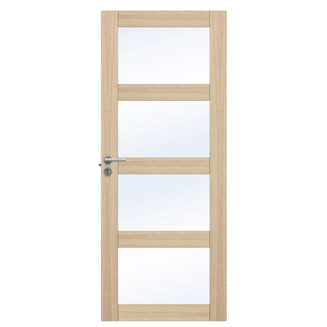 SPEGELDÖRR UNIQUE GW04L EK FANER VIT 625X1940MM | Beijerbygg Byggmaterial