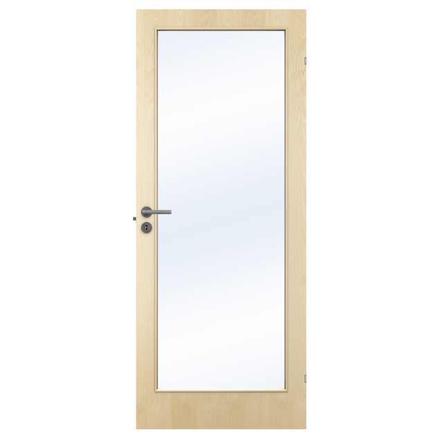 INNERDÖRR EASY GW1 7X21 BJÖRK 4MM HÄRDAT KLARGLAS | Beijerbygg Byggmaterial