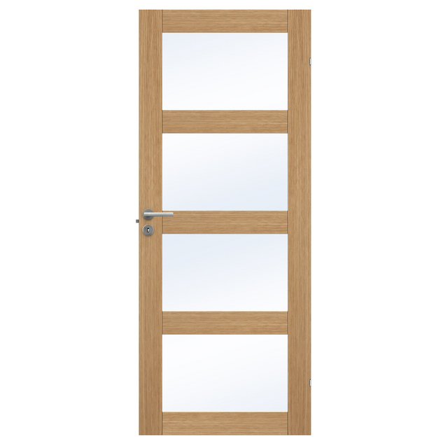 SPEGELDÖRR UNIQUE GW04L EK FANER 725X2040MM | Beijerbygg Byggmaterial