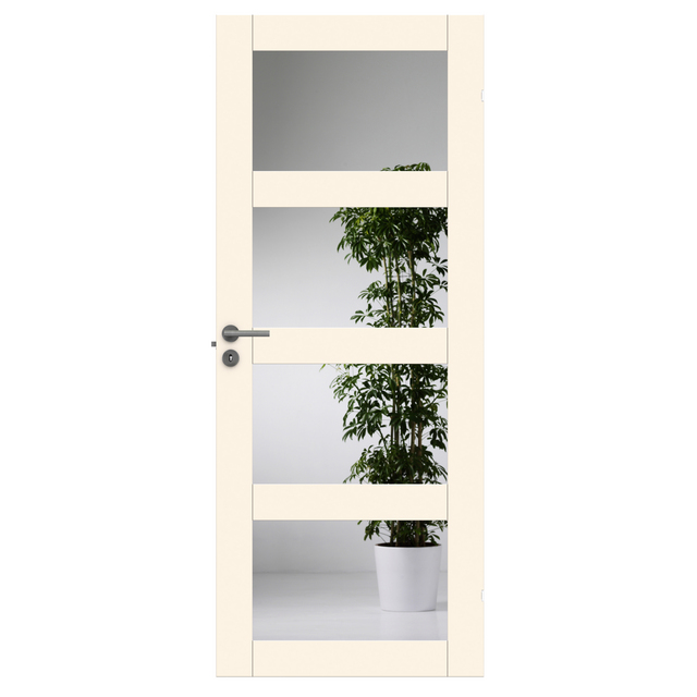 SPEGELDÖRR UNIQUE GW04L VIT 725X1940MM | Beijerbygg Byggmaterial