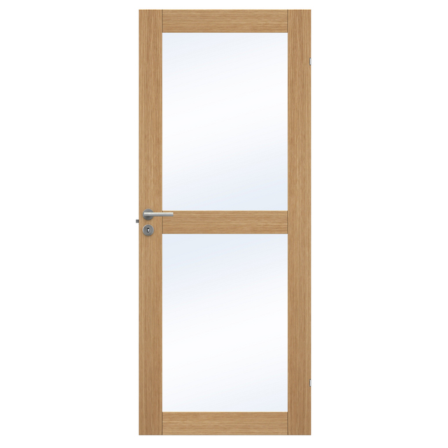 SPEGELDÖRR UNIQUE GW02L EK FANER 825X1940MM | Beijerbygg Byggmaterial