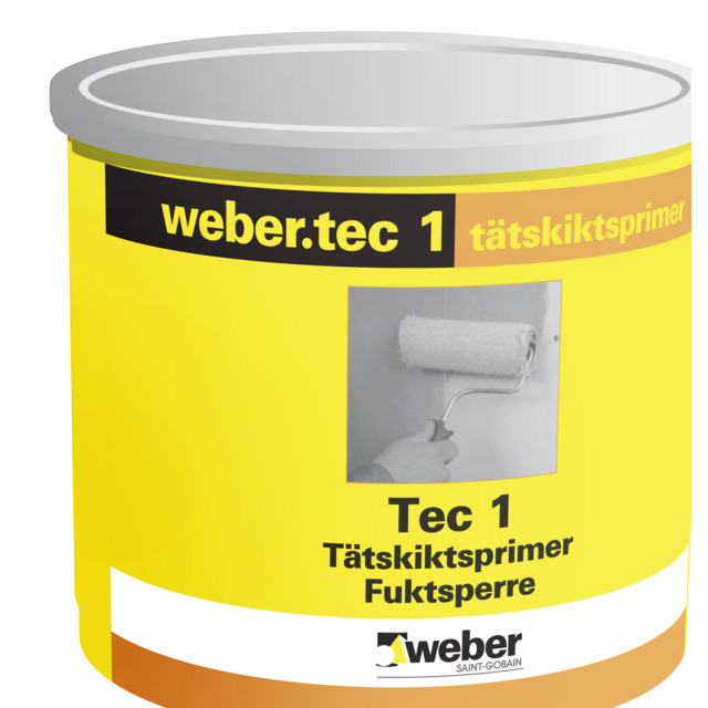 ÅNGSPÄRR TEC 1 1KG TÄTSYSTEM PRIMER WEBER (12) | Beijerbygg Byggmaterial