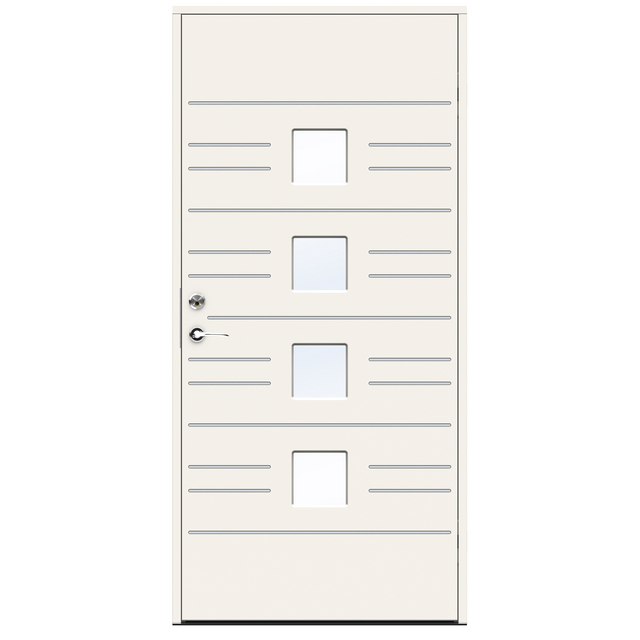 YTTERDÖRRSET LEON KYM 10X20 VIT 988X1980MM H | Beijerbygg Byggmaterial