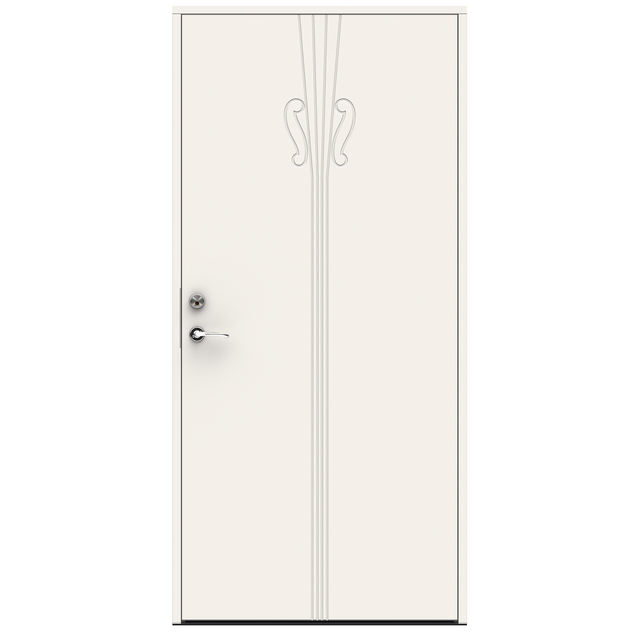 YTTERDÖRRSET NOTE KYM 10X20 VIT 988X1980MM V | Beijerbygg Byggmaterial