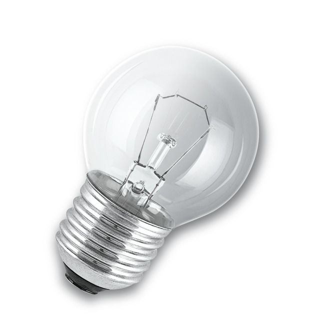 GLÖDLAMPA KLOT 11W E27 KLAR CL P (59LM) OSRAM | Beijerbygg Byggmaterial