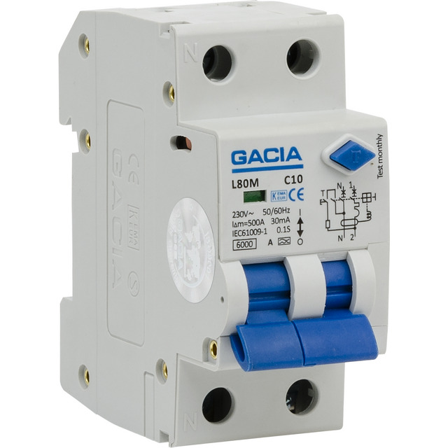 PERSONSKYDDSBRYTARE 2-POL CI0A 2 MODULER | Beijerbygg Byggmaterial