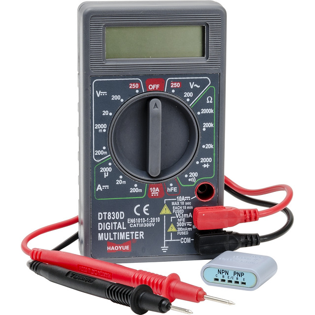TESTINSTRUMENT DIGITAL MULTI METER CATIII 250V | Beijerbygg Byggmaterial