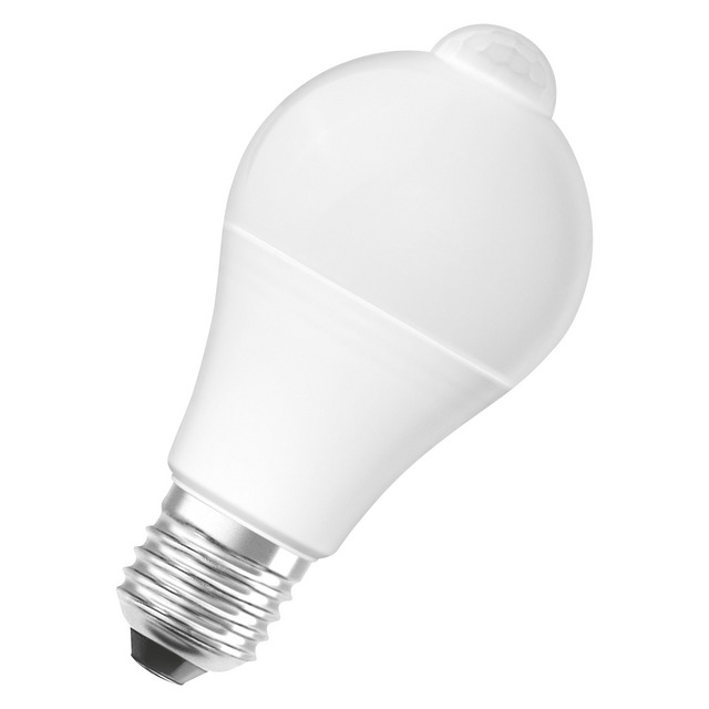 LED-LAMPA OSRAM NORMAL 60 E27 MATT RÖRELSESENSOR 827 CL A | Beijerbygg Byggmaterial