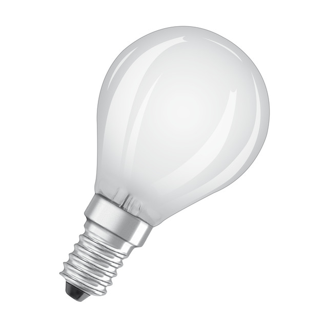 LED-LAMPA OSRAM KLOT 40 E14 DIM MATT 827 CL P | Beijerbygg Byggmaterial