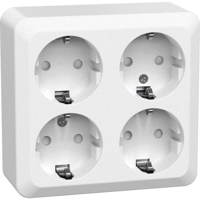 VÄGGUTTAG CONNECT 2 HOME 4-V UTP JORD VIT 16A | Beijerbygg Byggmaterial VÄGGUTTAG CONNECT 2 HOME 4-V UTP JORD VIT 16A | Beijerbygg Byggmaterial