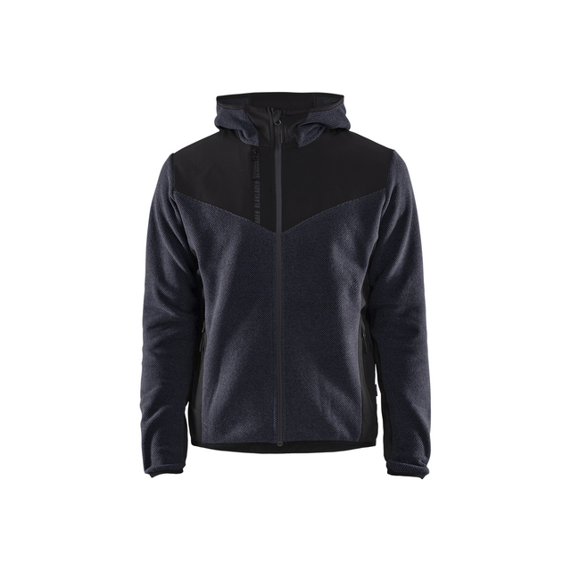 JACKA 5940 2537 STICKAD SOFTSHELL M MARINBLÅ/SVART L | Beijerbygg Byggmaterial