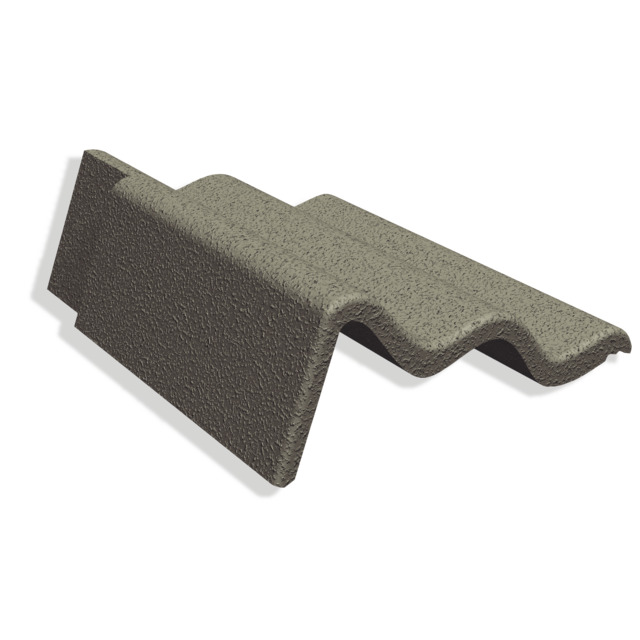 GAVELPANNA 110MM VÄNSTER STRUKTUR MELLGRÅ | Beijerbygg Byggmaterial GAVELPANNA 110MM VÄNSTER STRUKTUR MELLGRÅ | Beijerbygg Byggmaterial