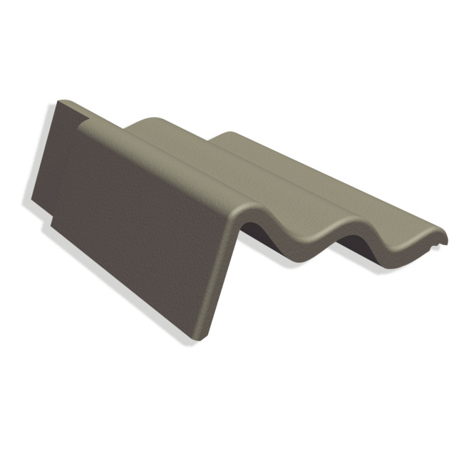 GAVELPANNA 110MM VÄNSTER YTBEHANDLAD MELLANGRÅ | Beijerbygg Byggmaterial