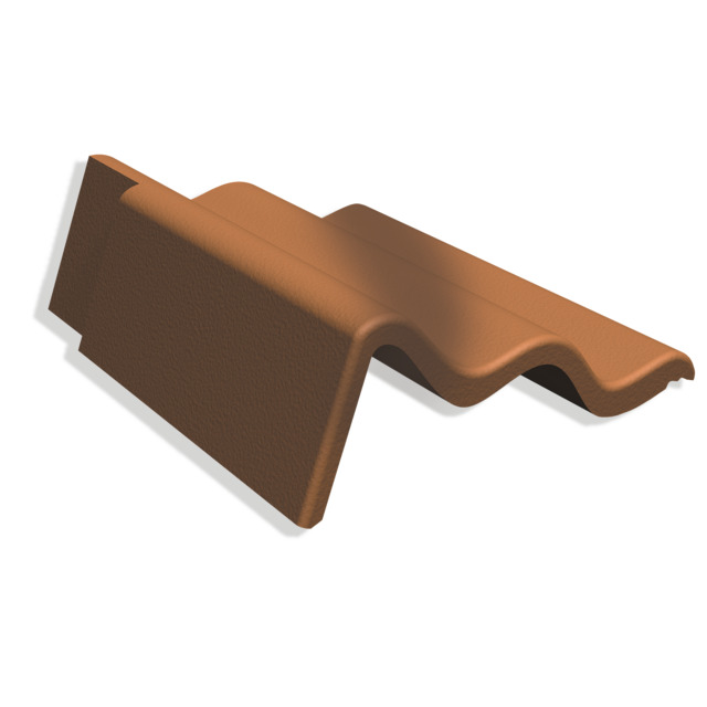 GAVELPANNA 110 VÄNSTER FLASH OBEHANDLAD TEGELRÖD/BRUN | Beijerbygg Byggmaterial