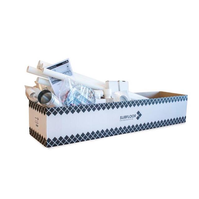 GOLVVENTILATIONPAKET SUBFLOOR FASADFLÄKT 50MM KANAL | Beijerbygg Byggmaterial GOLVVENTILATIONPAKET SUBFLOOR FASADFLÄKT 50MM KANAL | Beijerbygg Byggmaterial