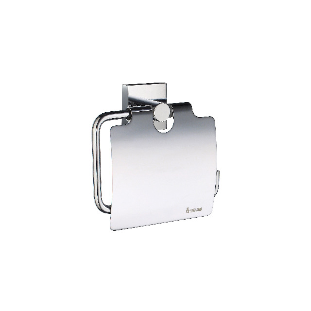 TOALETTPAPPERSHÅLLARE HOUSE MED LOCK MATTKROMAD MÄSSING | Beijerbygg Byggmaterial