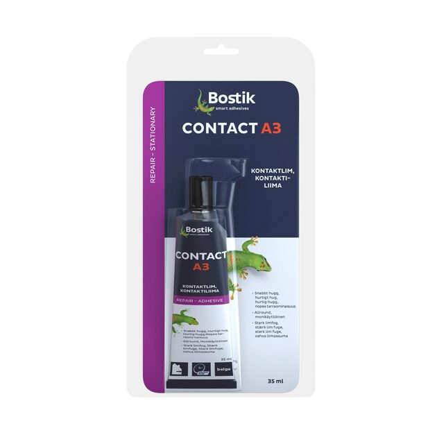 KONTAKTLIM A3 35ML BOSTIK            (12) | Beijerbygg Byggmaterial