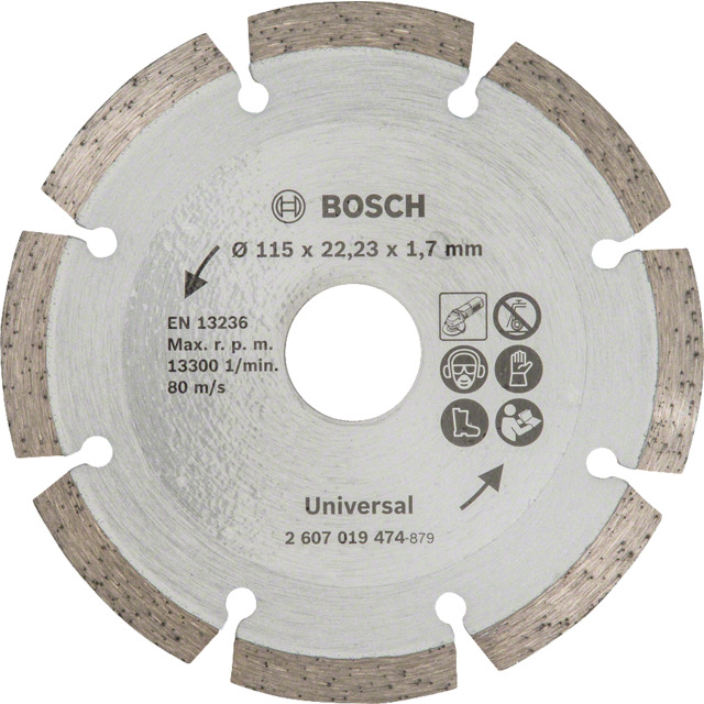 DIAMANTSKIVA 115MM UNIVERSAL P TILL VINKELSLIP | Beijerbygg Byggmaterial