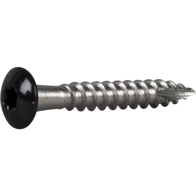 RÄNNKROKSSKRUV SVART 4,8X35MM 250ST TX20 | Beijerbygg Byggmaterial