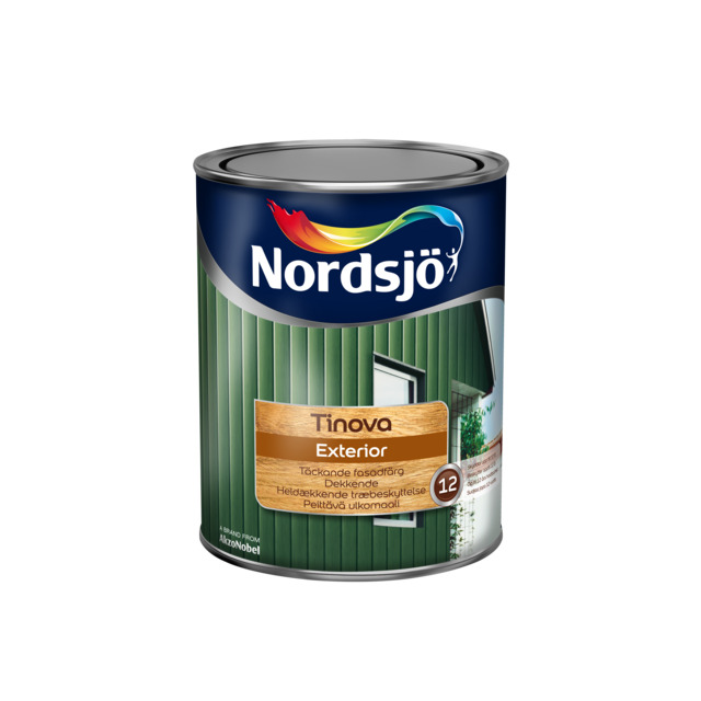 TÄCKFÄRG TINOVA BC 0,94L VÄGGFÄRG EXTERIOR | Beijerbygg Byggmaterial