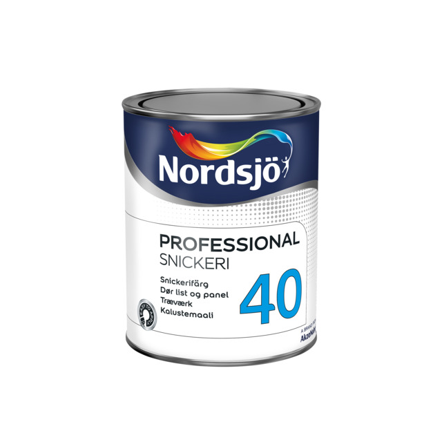 SNICKERIFÄRG PRO 40 SVART 1L | Beijerbygg Byggmaterial