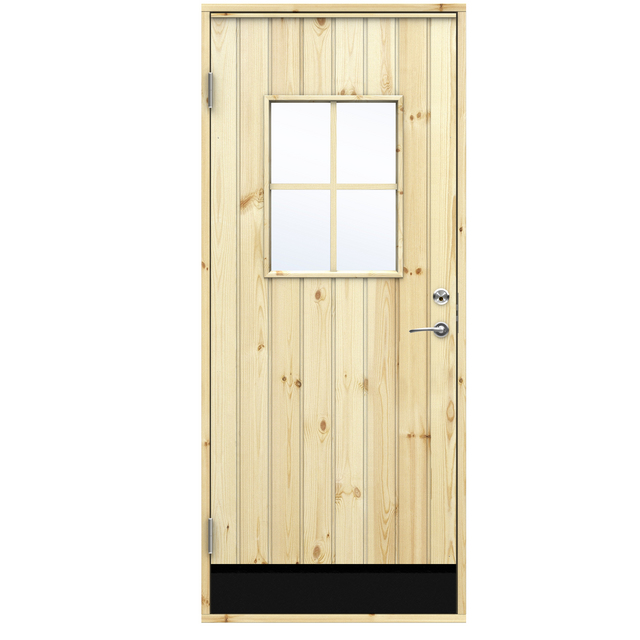 KALLFÖRRÅDSDÖRR I30G 9X20 VÄ KLARGLAS OCH UTVÄNDIG SPRÖJS | Beijerbygg Byggmaterial