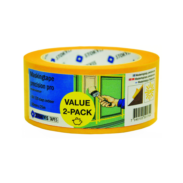 MASKERINGSTEJP PRECISION GUL 30MMX25M 2ST (K-PACK) | Beijerbygg Byggmaterial MASKERINGSTEJP PRECISION GUL 30MMX25M 2ST (K-PACK) | Beijerbygg Byggmaterial