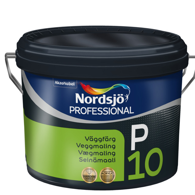 VÄGGFÄRG PRO P10 BW 2,5L NORDSJÖ INOMHUS | Beijerbygg Byggmaterial