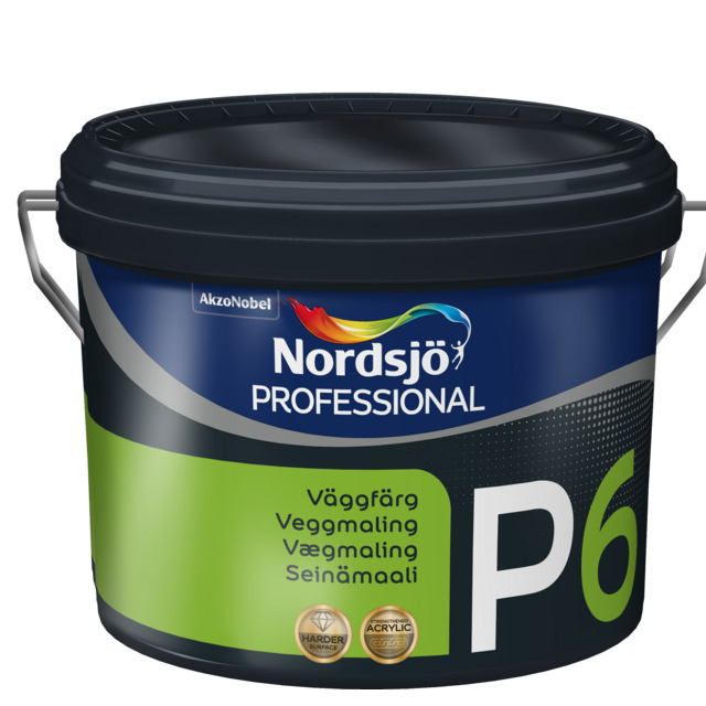 VÄGGFÄRG NORDSJÖ PROFESSIONAL P6 S0500-N INOMHUS 10L