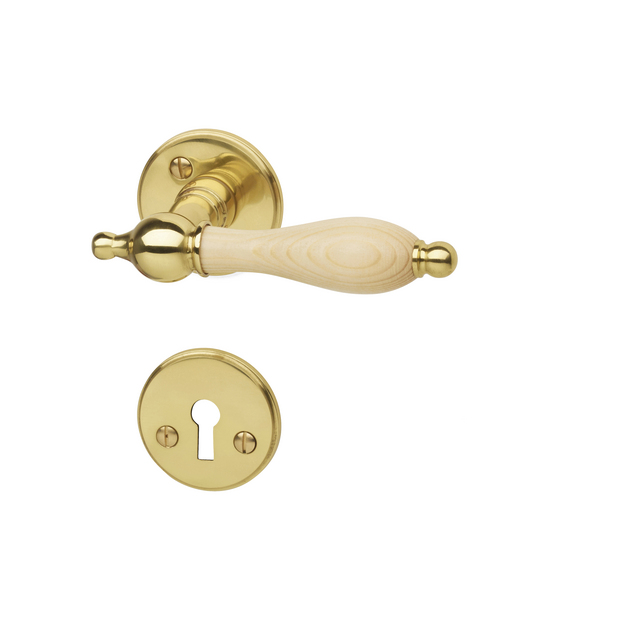 DÖRRHANDTAG A9686 KOM FUR MP INNERDÖRR POLERAD MÄSSING PP | Beijerbygg Byggmaterial