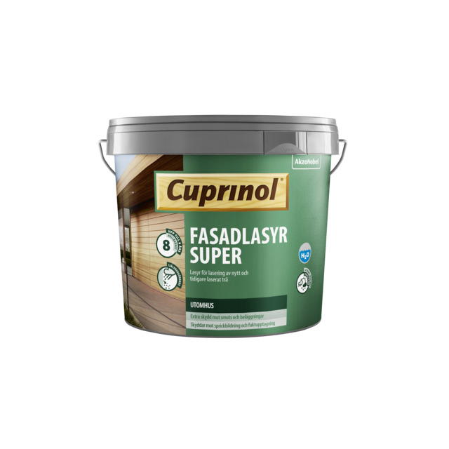 FASADLASYR CU SVART 61 5L SUPER CUPRINOL UTOMHUS | Beijerbygg Byggmaterial