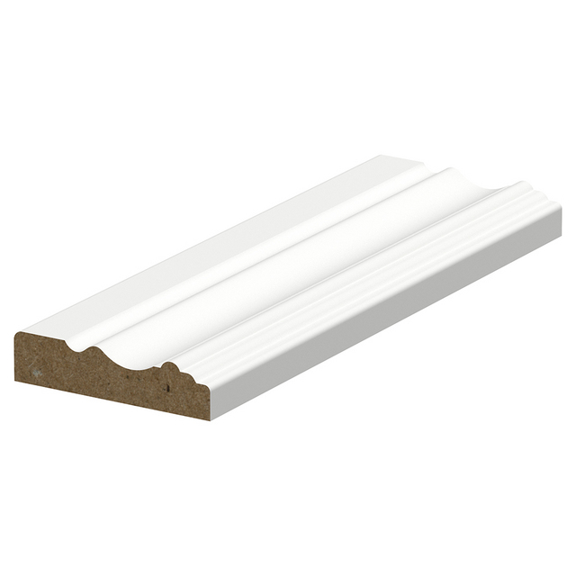 16X69 FODER ALLMOGE VIT L=2,2M MDF RAW(5) |PEFC | Beijerbygg Byggmaterial