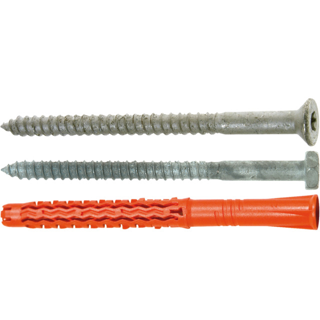 FASADPLUGG MQL MED SKRUV FÖRSÄNKT TX40 10X140MM 25ST | Beijerbygg Byggmaterial