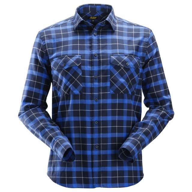 FLANELLSKJORTA RUTIG AW MARIN/KLARBLÅ STL XL | Beijerbygg Byggmaterial FLANELLSKJORTA RUTIG AW MARIN/KLARBLÅ STL XL | Beijerbygg Byggmaterial
