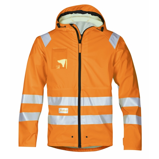 REGNJACKA KL2 PU HV ORANGE S | Beijerbygg Byggmaterial REGNJACKA KL2 PU HV ORANGE S | Beijerbygg Byggmaterial