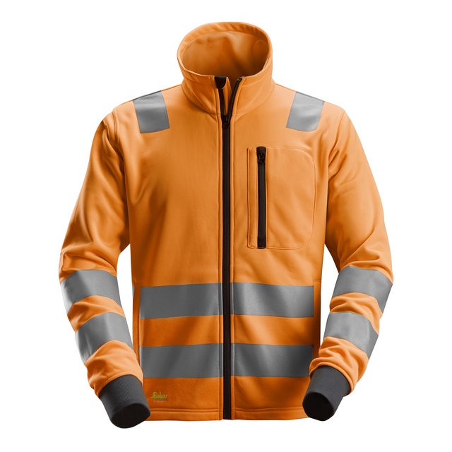 FLEECEJACKA AW KL2/KL3 VARSELORANGE STL XS | Beijerbygg Byggmaterial