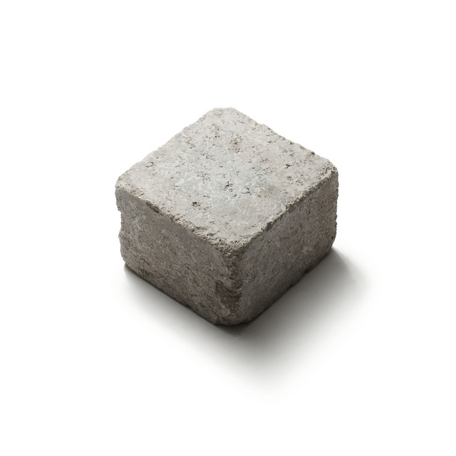Rustik block halvblock 190 x 195 x 139 naturgrå | Beijerbygg Byggmaterial
