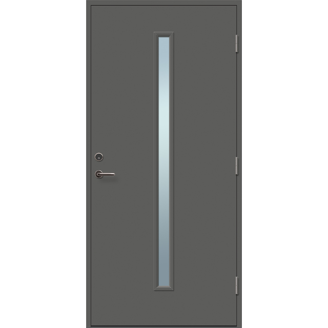 YTTERDÖRR PIA 10X21H GRÅ KLARG RAW PREMIUM NCS 7000-N LÅS2002 | Beijerbygg Byggmaterial