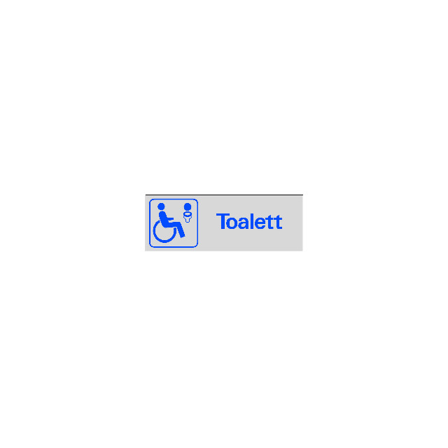 SKYLT 387250 SYMBOLSKYLT TOALETT HANDIKAPP 225X80MM | Beijerbygg Byggmaterial SKYLT 387250 SYMBOLSKYLT TOALETT HANDIKAPP 225X80MM | Beijerbygg Byggmaterial