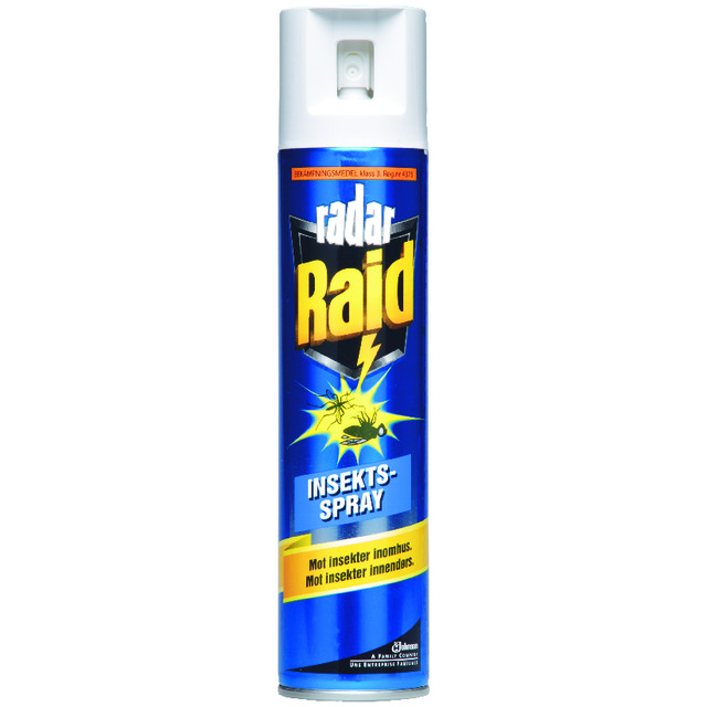 INSEKTSSPRAY RAID RADAR 300ML | Beijerbygg Byggmaterial