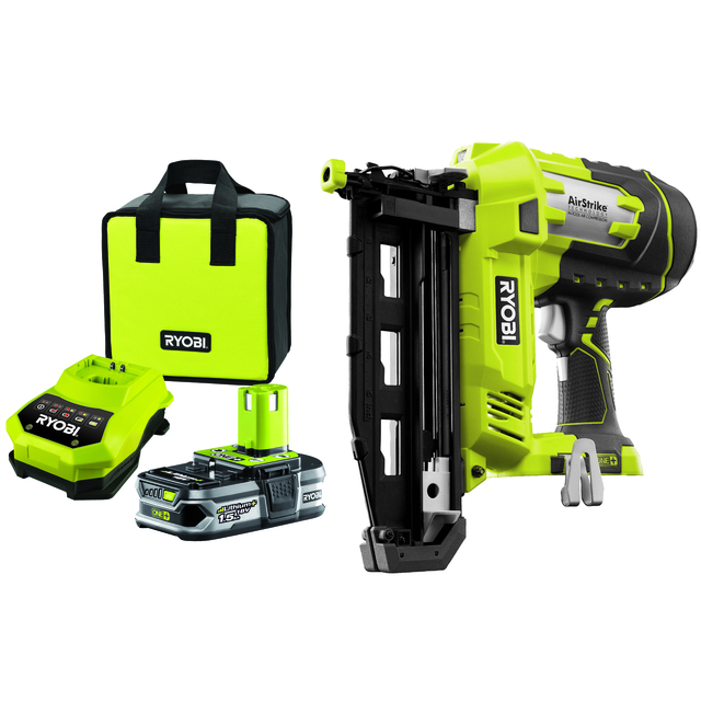 DYCKERTPISTOL R18N16G-L15S INKL 15AH BATTERI & LADDARE | Beijerbygg Byggmaterial