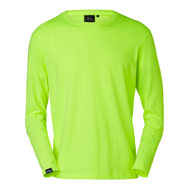 LÅNGÄRMAD T-SHIRT ORLANDO SOUTH WEST FLOUR. GUL S | Beijerbygg Byggmaterial