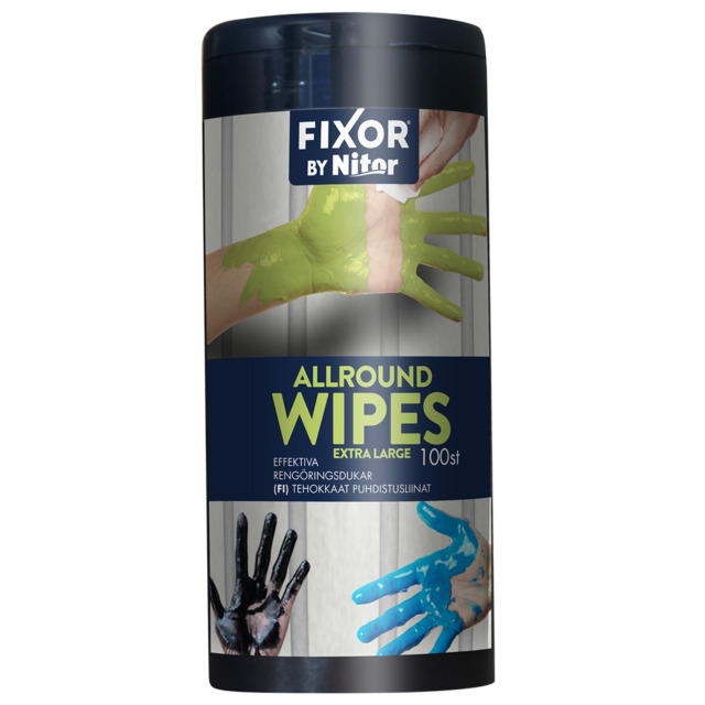 WIPES NITOR ALLROUND 100ST 195X255 MM | Beijerbygg Byggmaterial