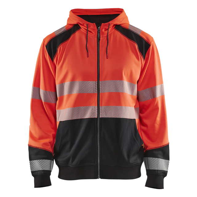 VARSELTRÖJA 3546 2528 MED LUVA VARSELRÖD/SVART M | Beijerbygg Byggmaterial